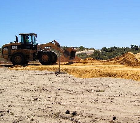 Earthworks at jurien